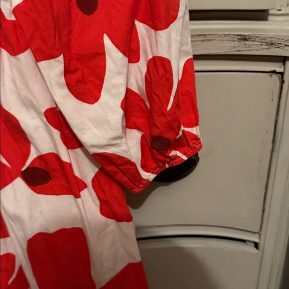 Maeve Bettina Tiered Floral Shirt Dress L - Picture 7 of 9